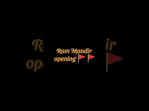 22 January  ram mandir 🚩  opening status||  jai shree hanuman ji 🚩 #status #viral #whatsappstatus