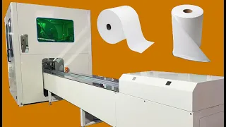 Paper roll Log saw Cutting machine - Italian design 2026/مقص مناديل ماكسي رول
