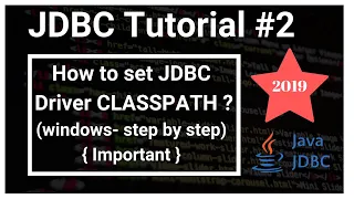 How to set JDBC Driver classpath Java Database Connectivity - JDBC