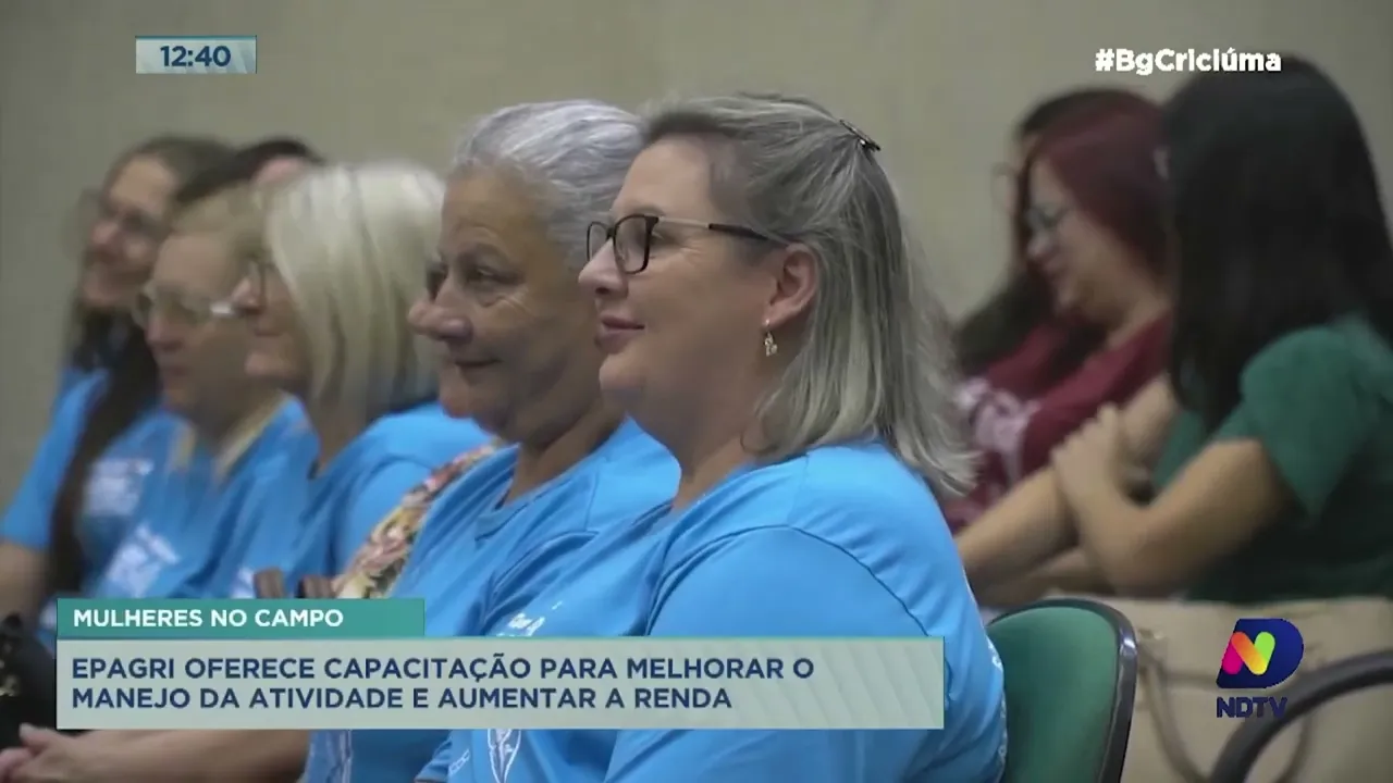 Epagri capacita mulheres no melhoramento do manejo das atividades do campo e aumento da renda