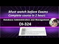Database Administration and Management Course DI-324 Punjab University InnovateiTzoneofficial