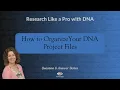 Download Lagu How to Organize Your DNA Project Files