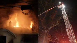 Download [FIRE THROUGH ROOF OF HOUSE] Wellesley 2nd Alarm Blaze on Riverdale Rd --Box 31-- MP3