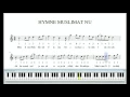 Hymne Muslimat NU notasi musik