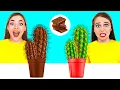 Desafio Comida Real vs Comida De Chocolate | Dicas Simples De Culinária por Choco DO