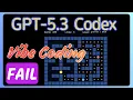 Structured Vibe Coding with GPT Codex Arcade Game Experiment
