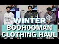 Winter Boohooman Clothing Haul Try - On Size Guide Shipping