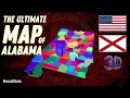 Alabama County Map Explained Population Area Rankings