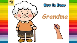 How To Draw Grandma Easy Step By Step 