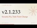 Claude Code 2 1 233 Security Fix Todo Tools Change