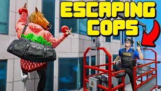 Climbing Buildings To Escape The Cops