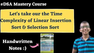 Time Complexity of Insertion Sort Selection Sort
