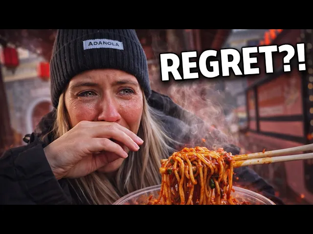 I Ordered the Spiciest Noodles in China… It Made Me Cry!