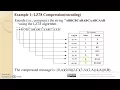 Data compression using LZ78