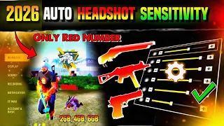 Headshot Sensitivity in Free Fire 🔥 l 2026 Secret Auto Headshot Setting For Free Fire 