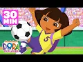 Download Lagu Dora’s Daring Sports Rescues ⚾️⚽️ 60 minutes | Dora the Explorer | Dora \u0026 Friends