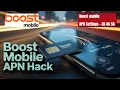 Boost mobile APN Settings - 3G 4G 5G High Speed Access Point Name Hack