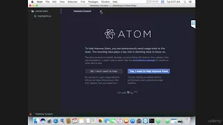 Learn python for beginners - Setting up Atom on Mac