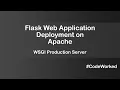 Create And Deploy Flask Web Application on Apache Production