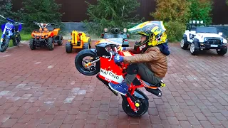 Senya Tries AMAZING Mini Bike Tricks!