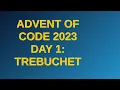 Codereview Advent of Code 2023 day 1 Trebuchet