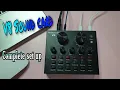 How to use V8 Sound Card Complete set up and Sound Test