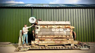 THIS 102.4 LITRE ENGINE HASN’T RUN IN YEARS…