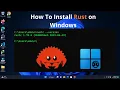 How to Install the Latest Rust Version on Windows Install Rust On windows