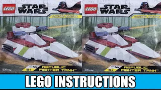 LEGO 912313 Instructions - Magazine Gift - Republic Fighter Tank - Star Wars