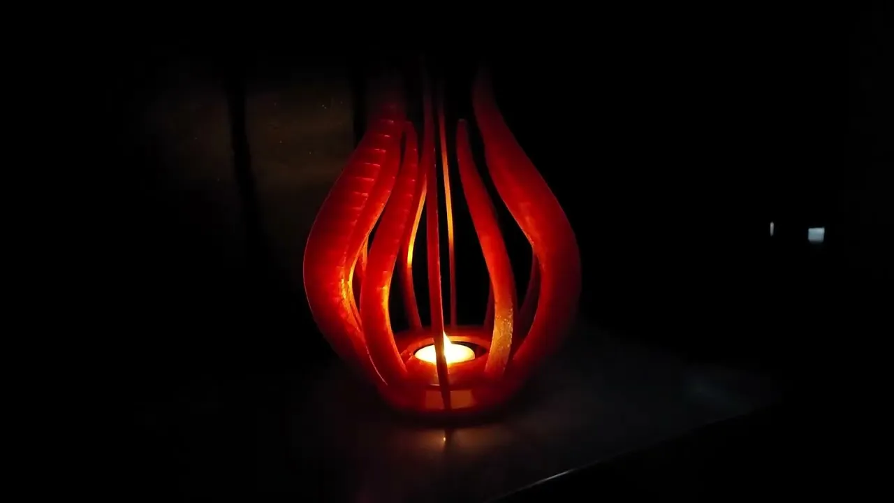 LED Tealight Candle Holder - Flame