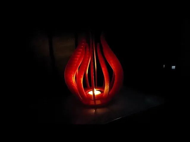 LED Tealight Candle Holder - Flame video thumbnail