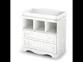 South Shore Savannah 2-Drawer Changing Table Pure White