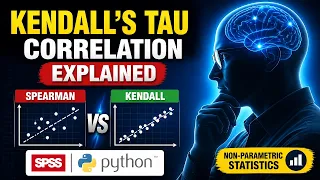 Kendall s Tau Correlation Explained SPSS Python Spearman vs Kendall