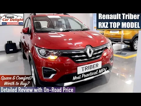 Renault Triber Detailed Review with On Road Price,Features,Interior | Triber Top Model
