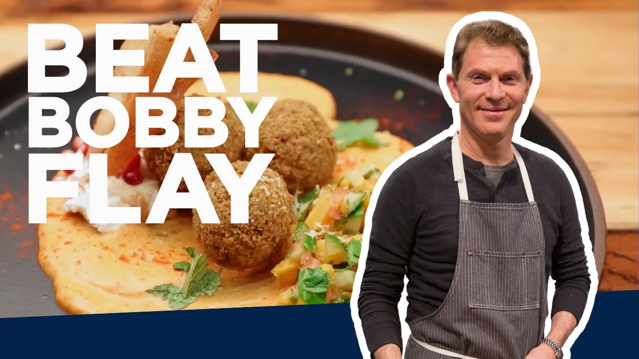 Bobby Flay Makes Falafel (Feat. Gigi Hadid and Anne Burrell) Beat Bobby Flay   Food Network