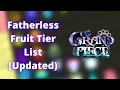 Update 5 Fatherless Fruit Tier List