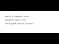 page and Standard controllers visualforce tutorial for beginners