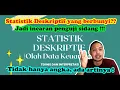 Download Lagu Teknis dan Analisis Statistik Deskriptif