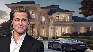 Brad Pitt Lifestyle 2024 - Net Worth Cars Fortune Mansions