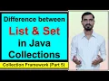 Difference between Set and List in Java Collections by Deepak