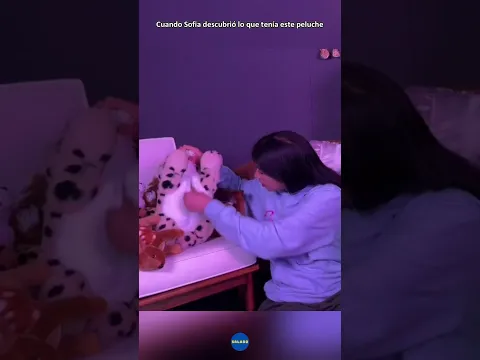 Cuando Sofia descubrió lo que tenía este peluche
