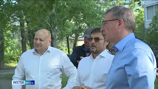 В Омске продолжается благоустройство дублёра улицы Волгоградской