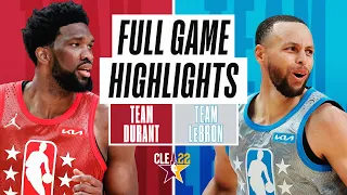 team durant vs team lebron full game highlights 2022 nba all star