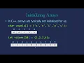 Arrays in C