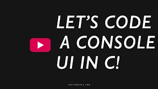 Let s code a UI in C Ncurses