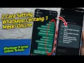 Download Lagu 2 Cara Membuat Whatsapp Centang 1 Meski Sudah dibaca | Trik Whatsapp 2024