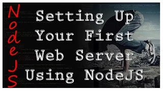 NodeJS - Setting up a Web Server