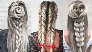 PEINADOS con TRENZAS Fáciles y Rápidos ✨ Cute hairstyles #Peinados #trenzas #hairstyle #tutorial