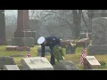 Solemn scene in Elmore as locals lay wreaths at the gravesites of veterans in Ottawa County