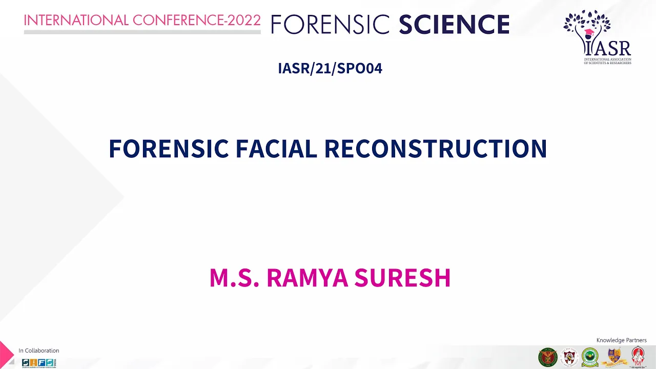 Forensic Facial Reconstruction | M. S. Ramya Suresh